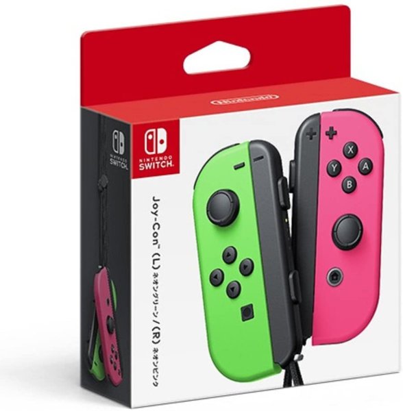 画像1: Joy-Con (L) ネオングリーン/ (R) ネオンピンク【新品】 (1)