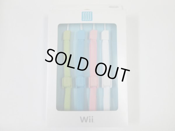 Wii Wiiリモコン専用 ストラップ (4色セット) 【新品】 - AT FIELD