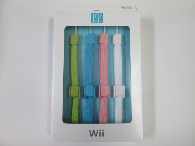 Wii Wiiリモコン専用 ストラップ (4色セット) 【新品】 - AT FIELD