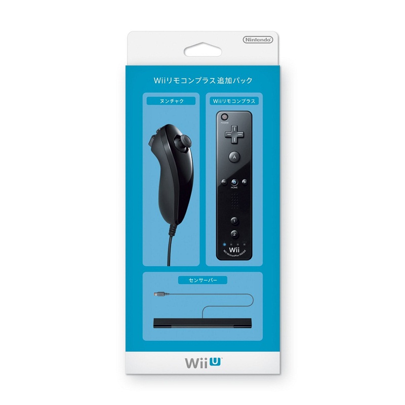 Wii U Wiiリモコンプラス追加パック クロ KURO 【新品】 - AT FIELD