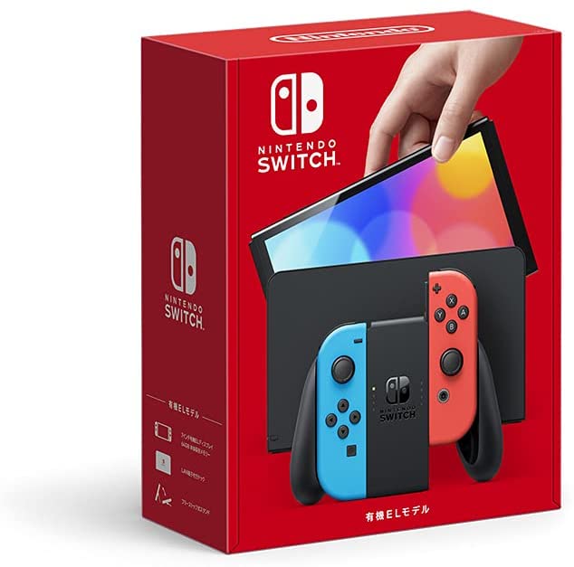 Nintendo Switch(有機ELモデル) Joy-Con(L) ネオンブルー/(R) ネオンレッド【新品】